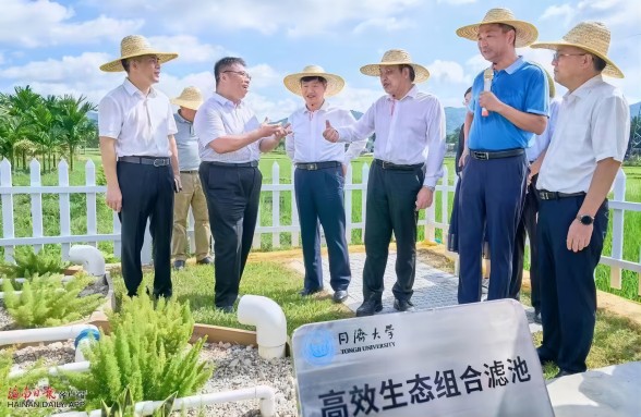 海南省委書記馮飛、省長劉小明視察三亞資源化利用試點項目